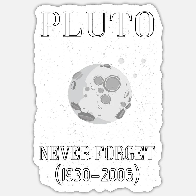Pluto Sticker size S (10 x 10 cm)