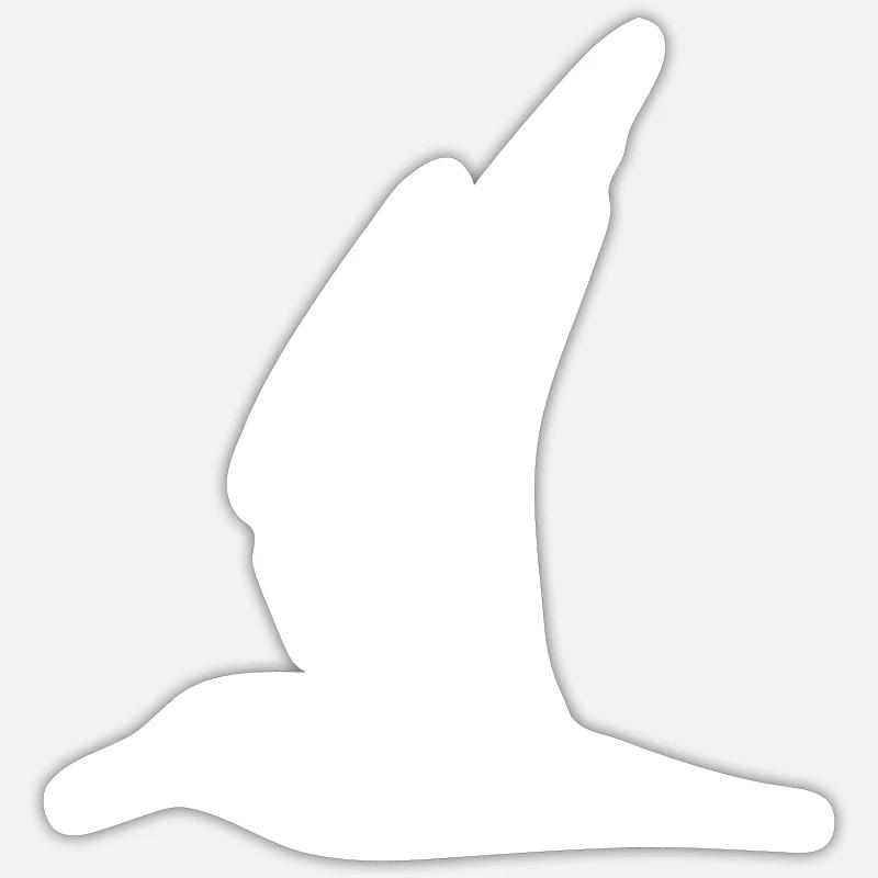 Möwe Sticker Größe S (10 x 10 cm)