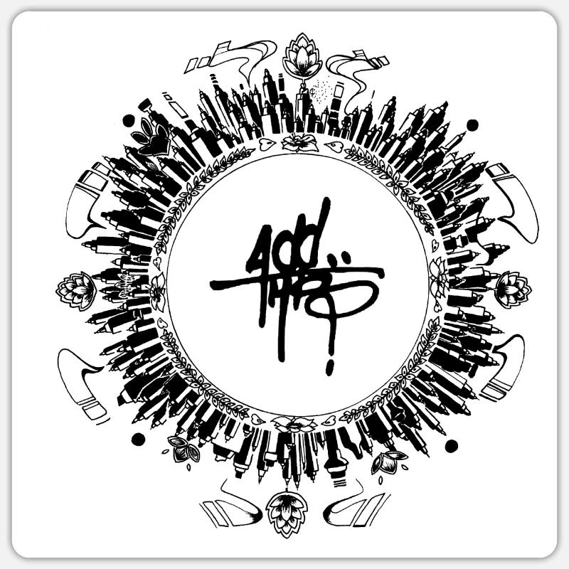 Sticker taille S (10 x 10 cm) - 