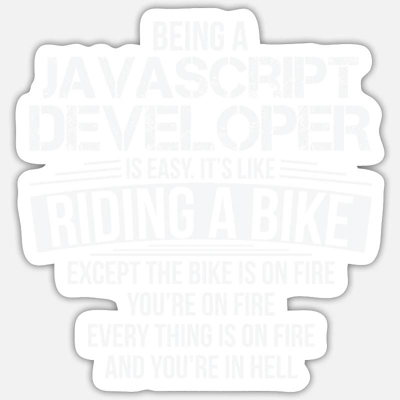 Profession Computer Geeks Funny Gift Sticker size S (10 x 10 cm)