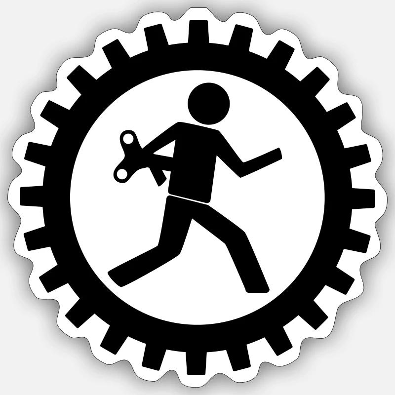 Sticker Größe S (10 x 10 cm) - 