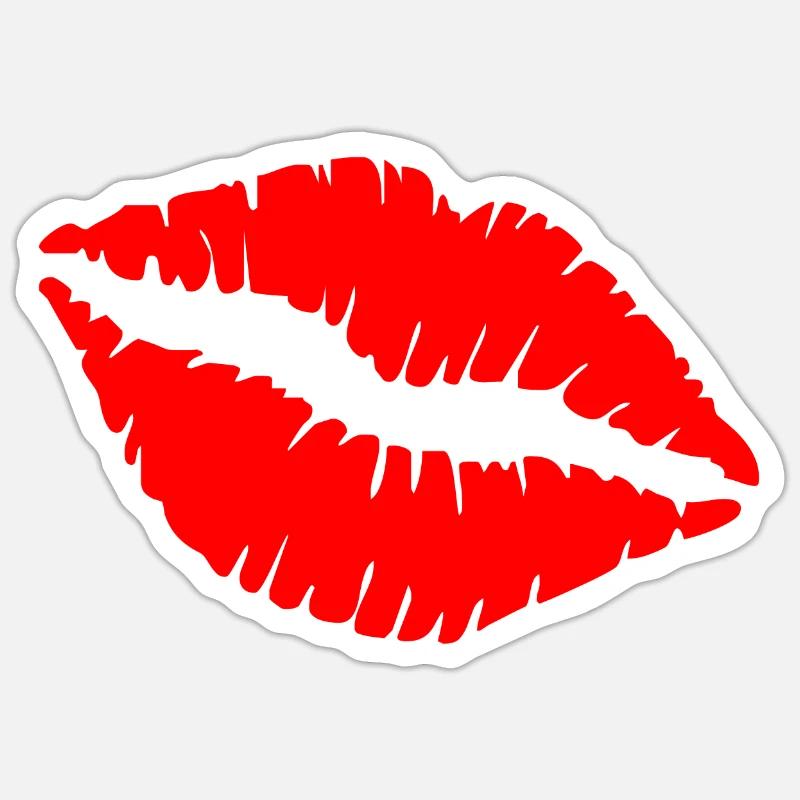 baiser Sticker taille S (10 x 10 cm)
