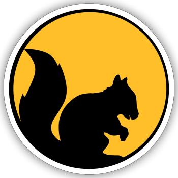 mond nacht sonne kreis rund logo silhouette schwar - Sticker Größe S (10 x 10 cm) - Mattweiß - Vorne