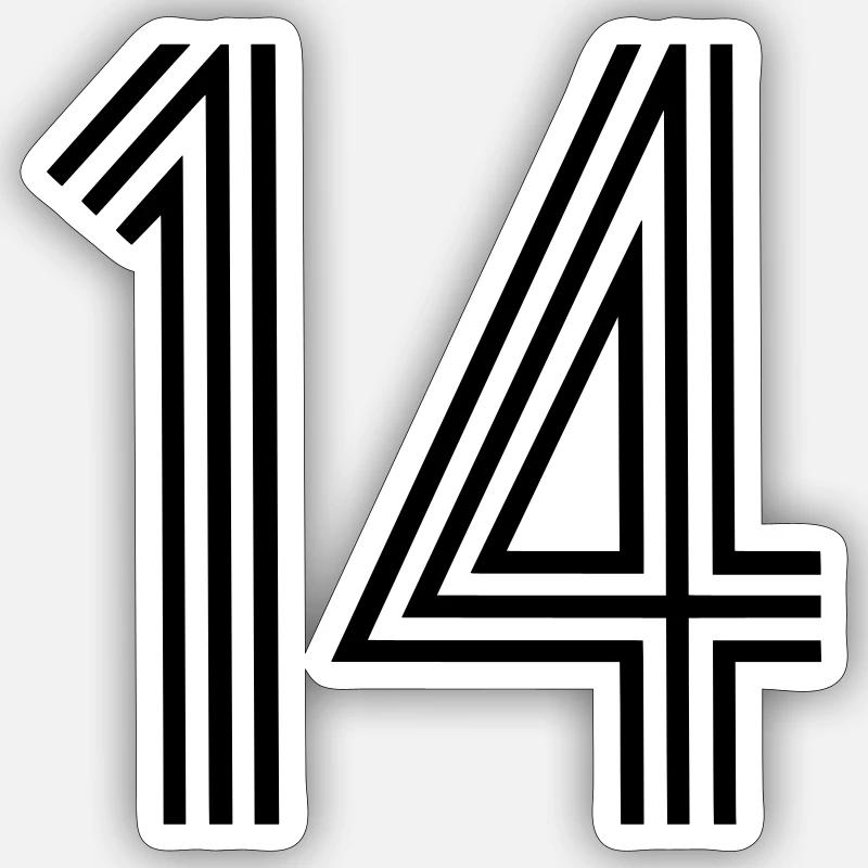 14 Sticker size S (10 x 10 cm)