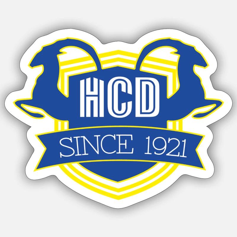 HCD - Classic - Sticker size S (10 x 10 cm) - white matte