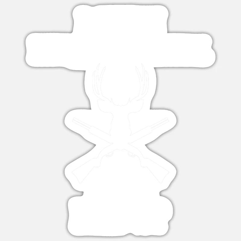 Hunter Sticker size S (10 x 10 cm)