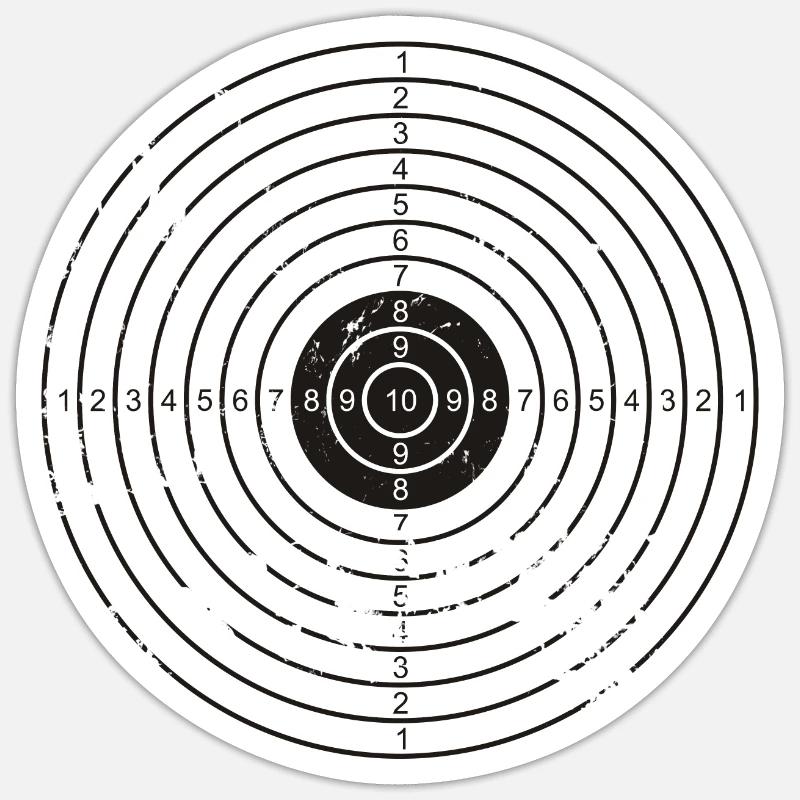 cible Sticker taille S (10 x 10 cm)