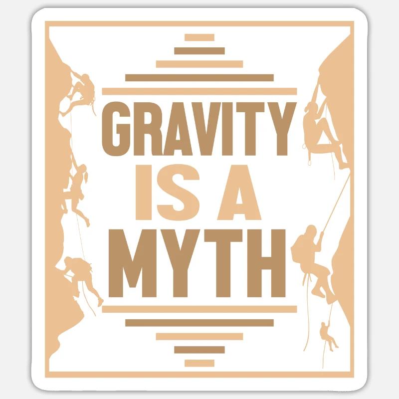Climbing Climbers Climbing wall Mountain climbing Sticker size S (10 x 10 cm)