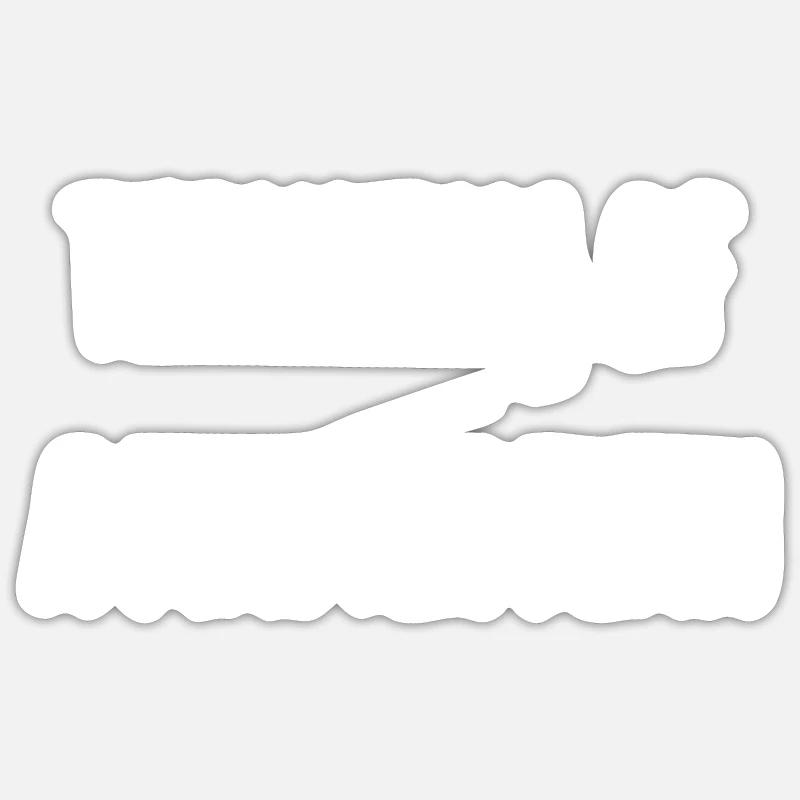 Der Masterplan - Sticker Größe S (10 x 10 cm) - Mattweiß