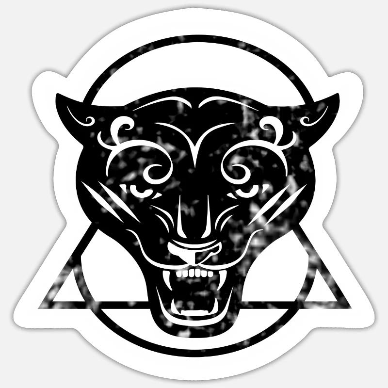 panthère Sticker taille S (10 x 10 cm)