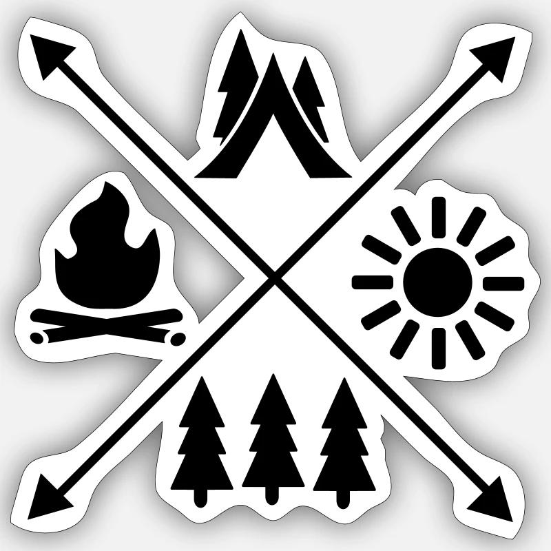 Sticker taille S (10 x 10 cm) - 