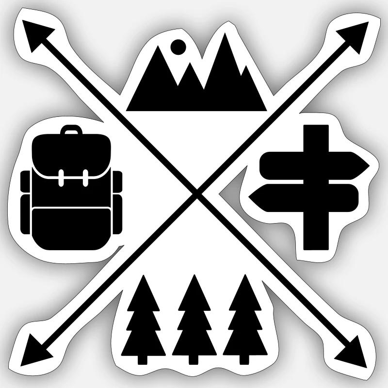 wander Sticker size S (10 x 10 cm)