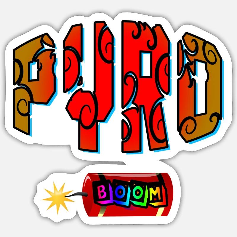 Sticker Größe S (10 x 10 cm) - 