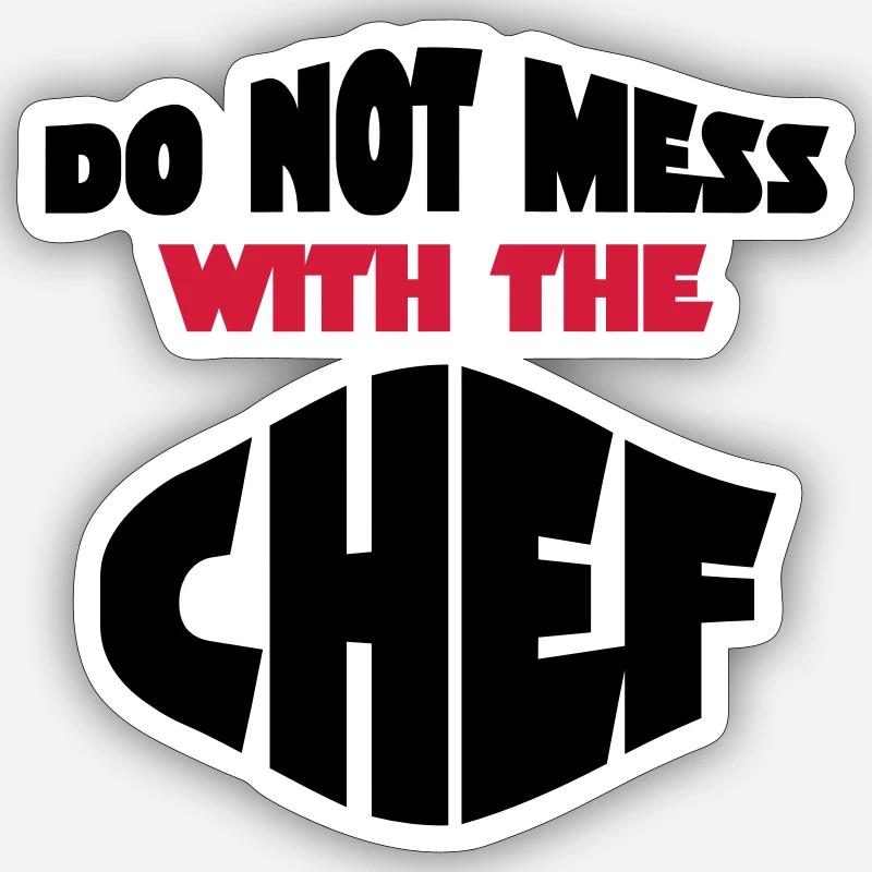 chef Sticker size S (10 x 10 cm)