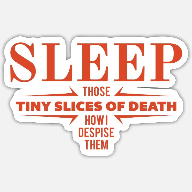 Mozart Tiny Discs Sleeping Cool Gift Sticker size S (10 x 10 cm)