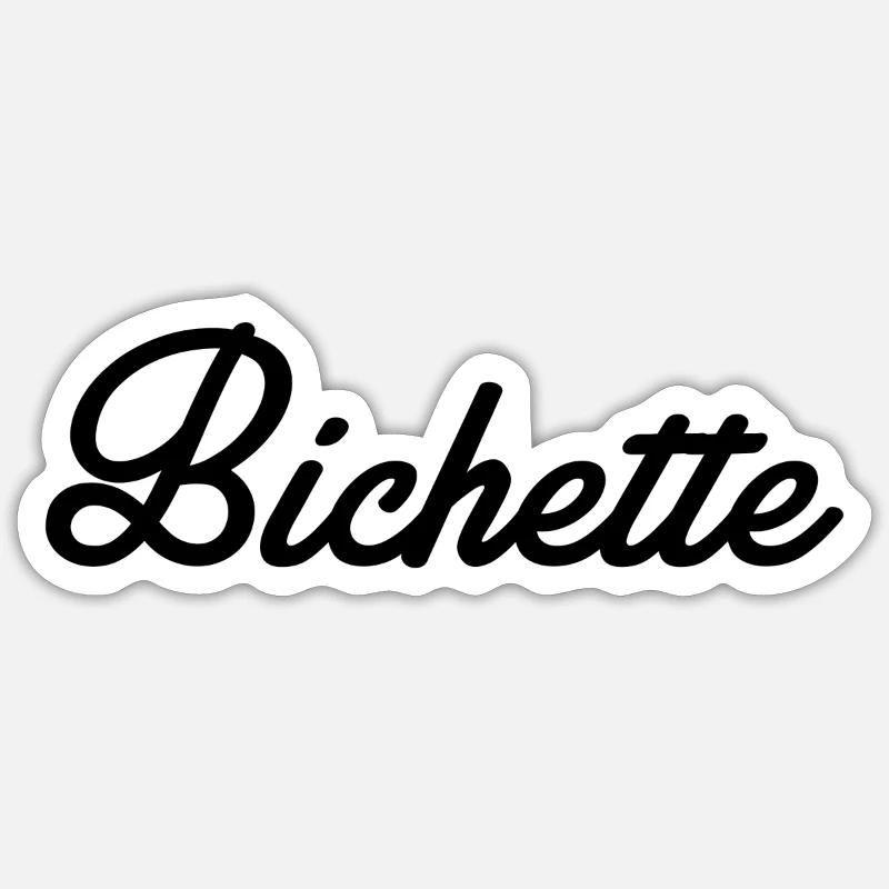 Gift Bichette - Sticker size S (10 x 10 cm) - white matte