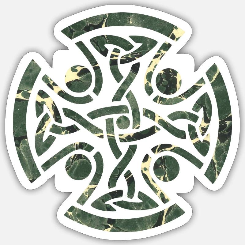 Celtic knot 11 e 226 - Sticker size S (10 x 10 cm) - white matte