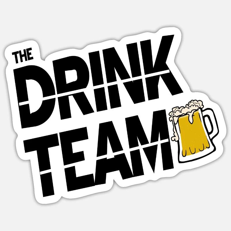 Équipe de boisson Sticker taille S (10 x 10 cm)