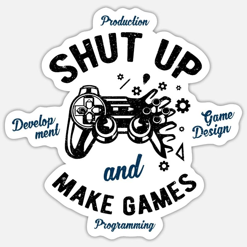 Game development Sticker size S (10 x 10 cm)