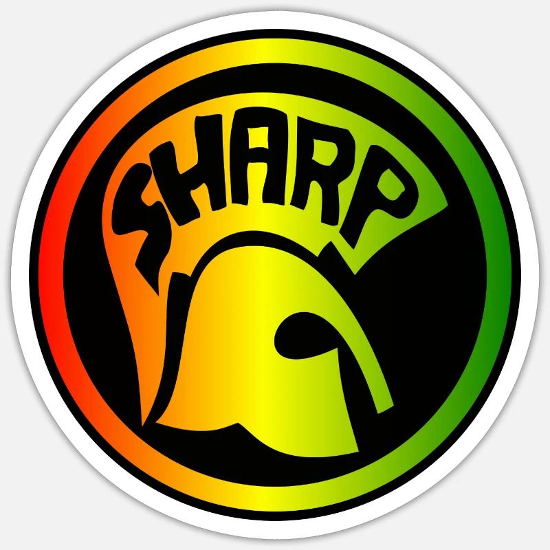 Logo SHARP Sticker taille S (10 x 10 cm)