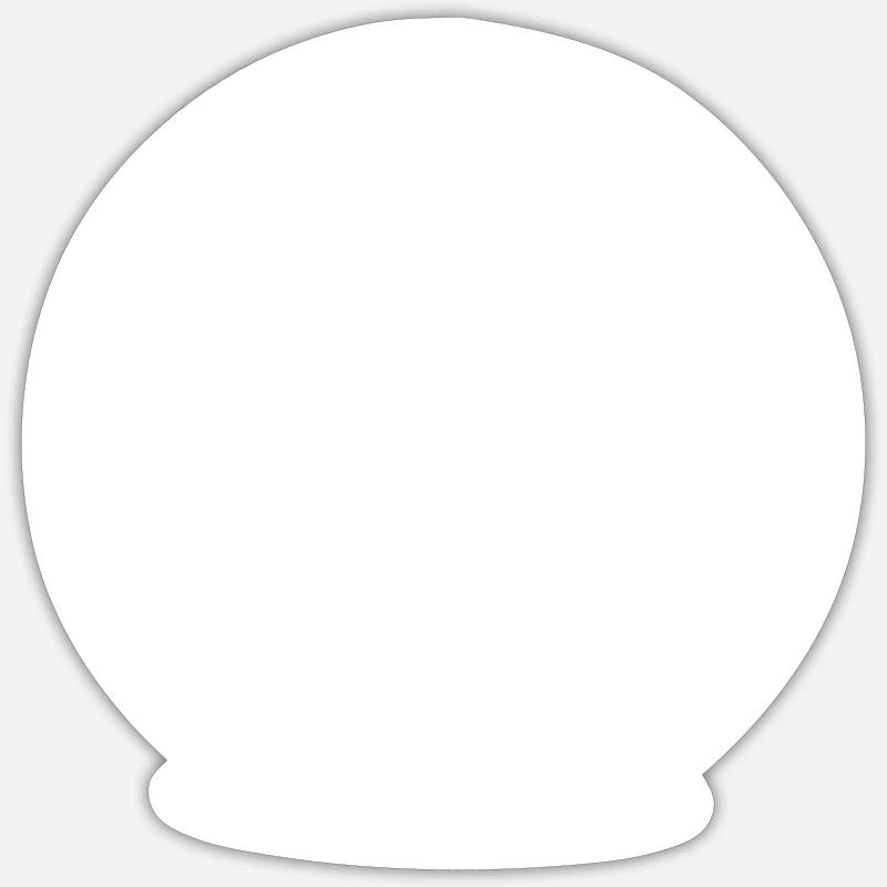 Moon with wolves Sticker size S (10 x 10 cm)