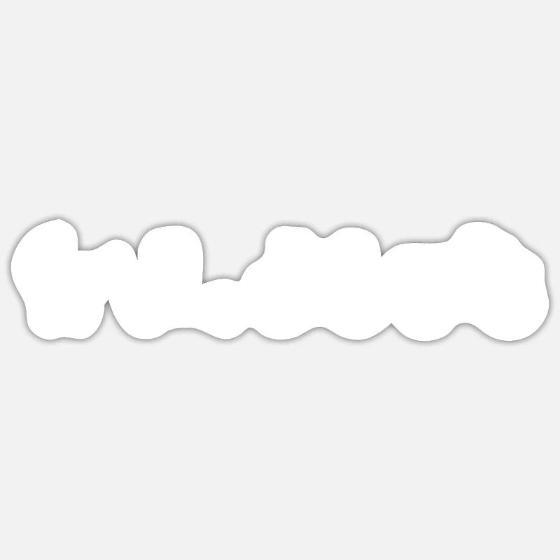 Motorrad Evolution - Sticker Größe S (10 x 10 cm) - Mattweiß
