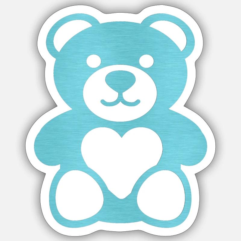 Bear - Sticker size S (10 x 10 cm) - white matte