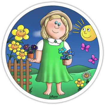 Naturliebhaber - Sticker Größe S (10 x 10 cm) - Mattweiß - Vorne