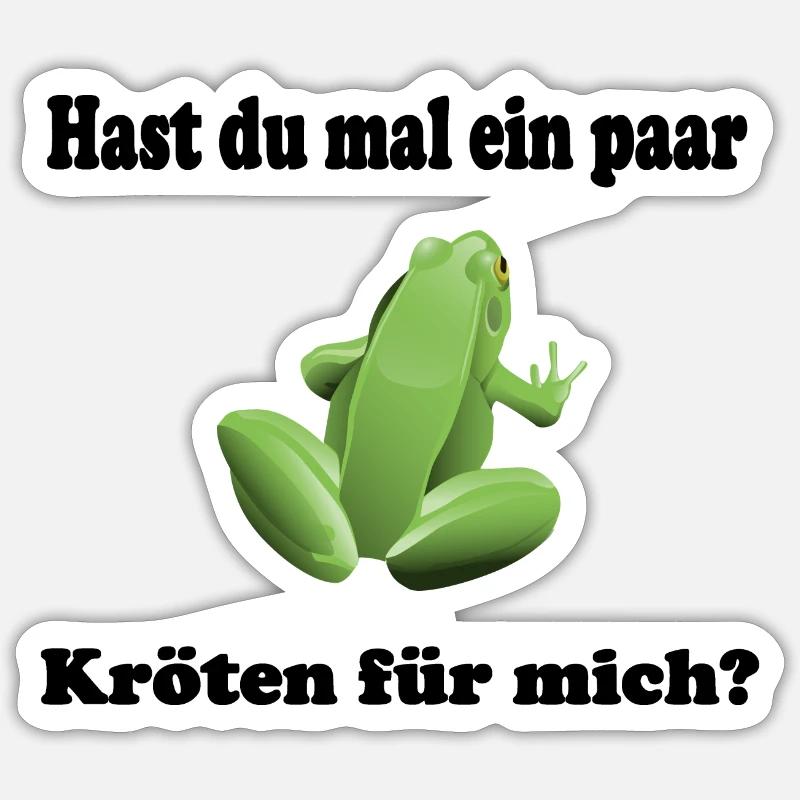 Avez-vous quelques crapauds pour moi? Sticker taille S (10 x 10 cm)