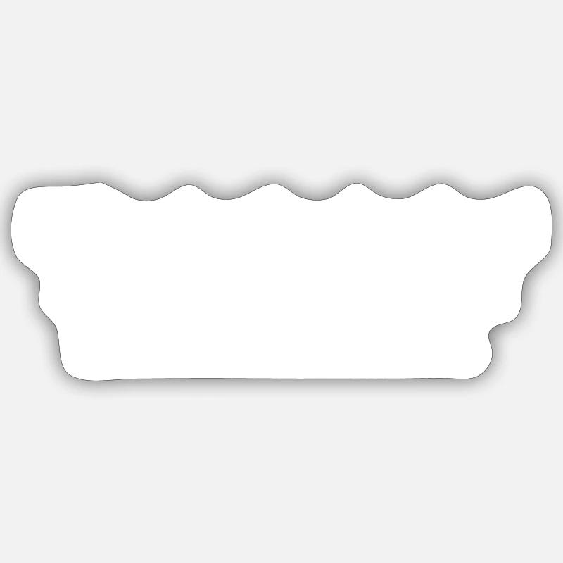 Mimimi - Sticker taille S (10 x 10 cm) - blanc mat