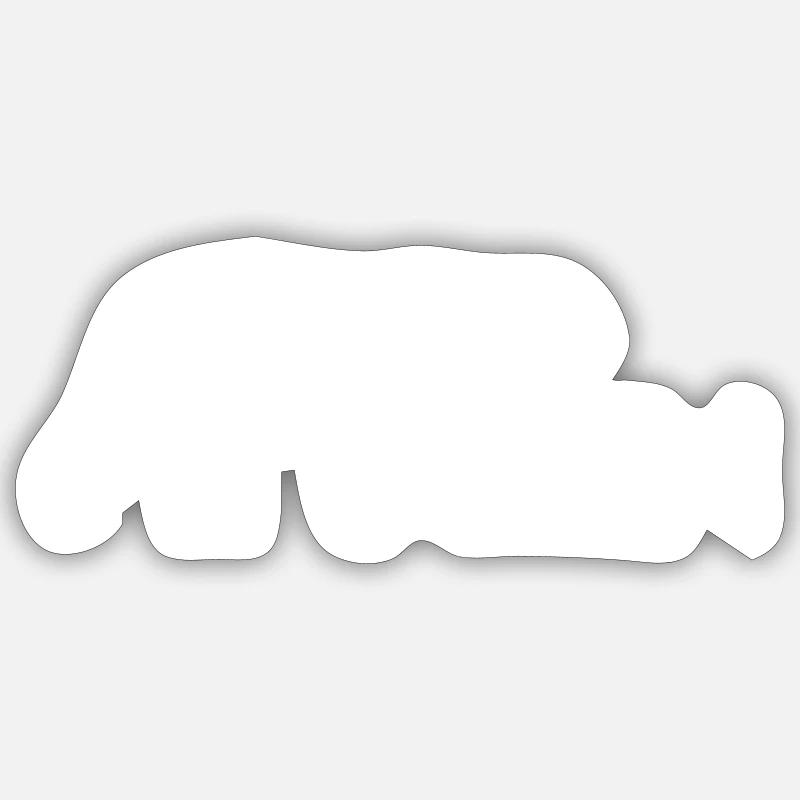 Berlin - Sticker size S (10 x 10 cm) - white matte