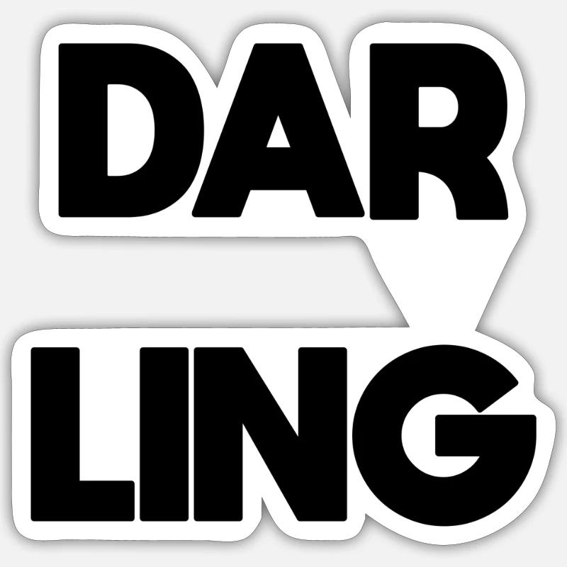 DARLING Sticker size S (10 x 10 cm)