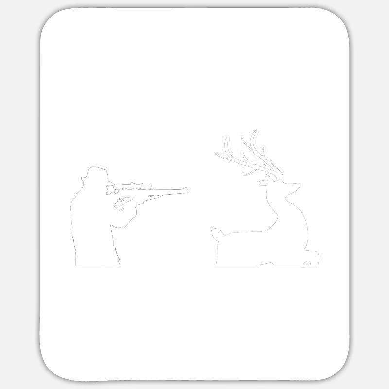Hunter Sticker size S (10 x 10 cm)
