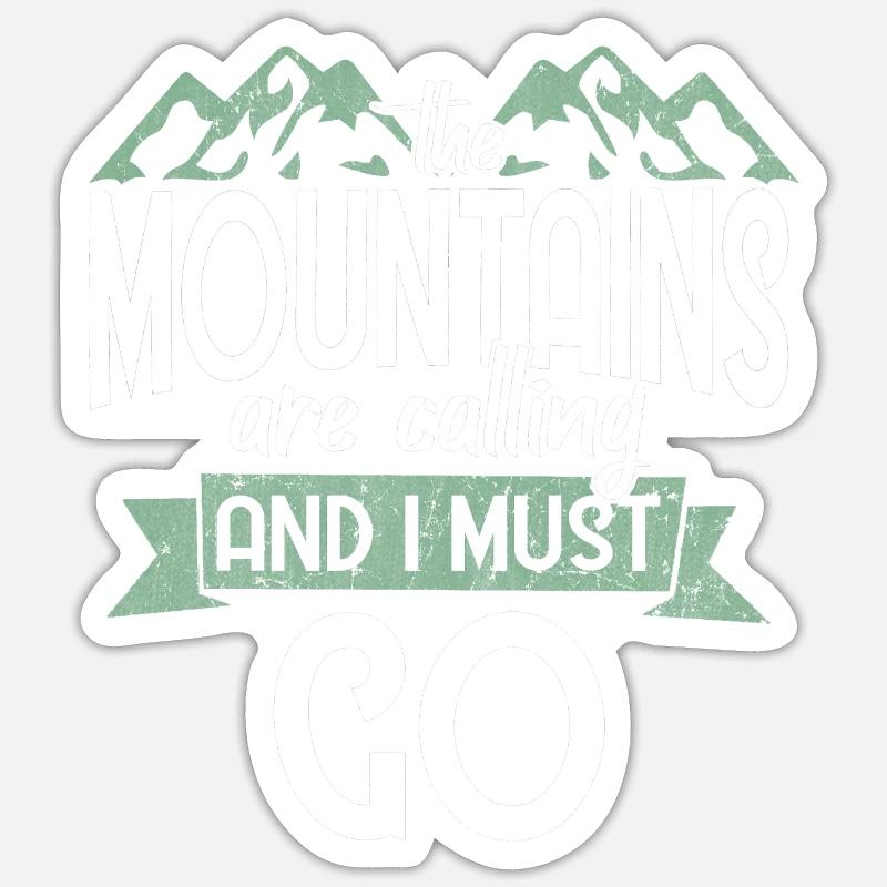 Camping campeur - Sticker taille S (10 x 10 cm) - blanc mat