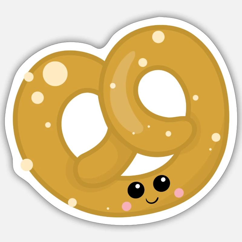 pretzel Sticker size S (10 x 10 cm)