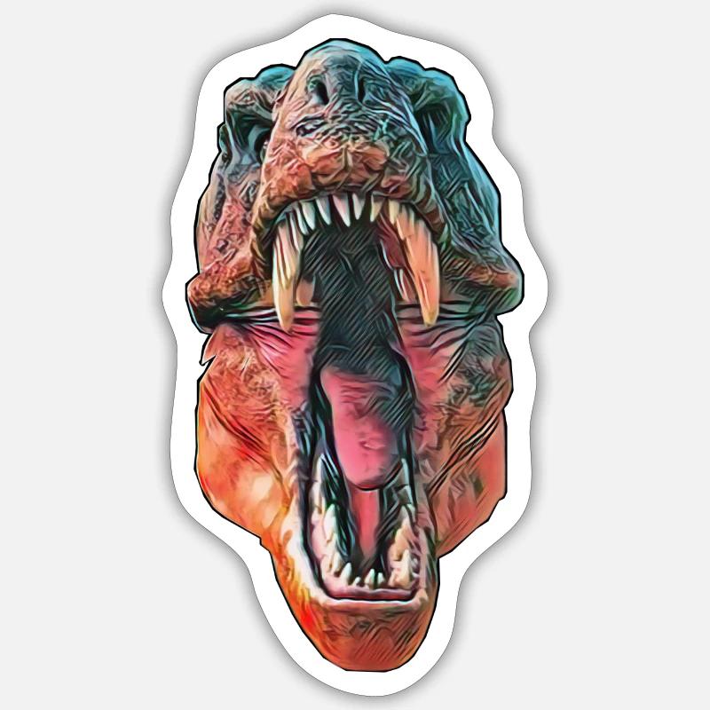 T-Rex Sticker size S (10 x 10 cm)