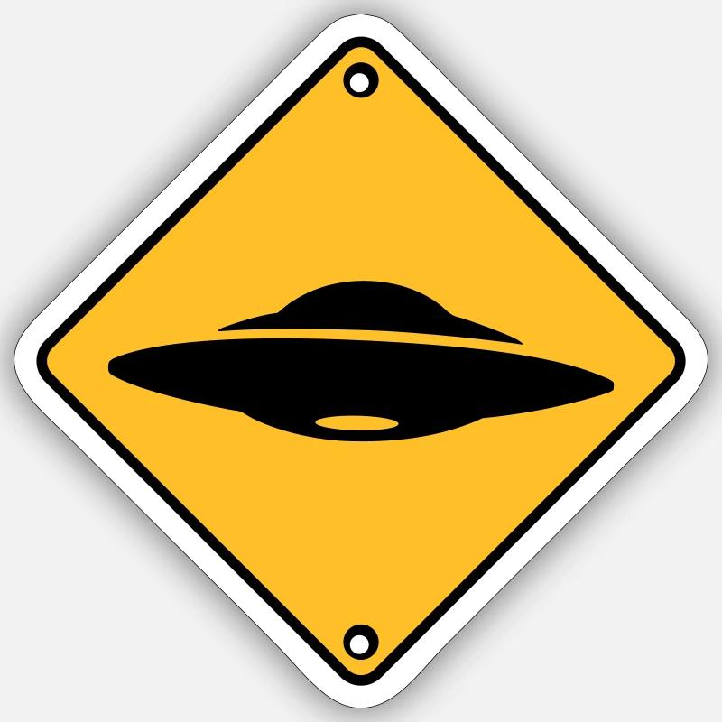 UFO Sticker size S (10 x 10 cm)