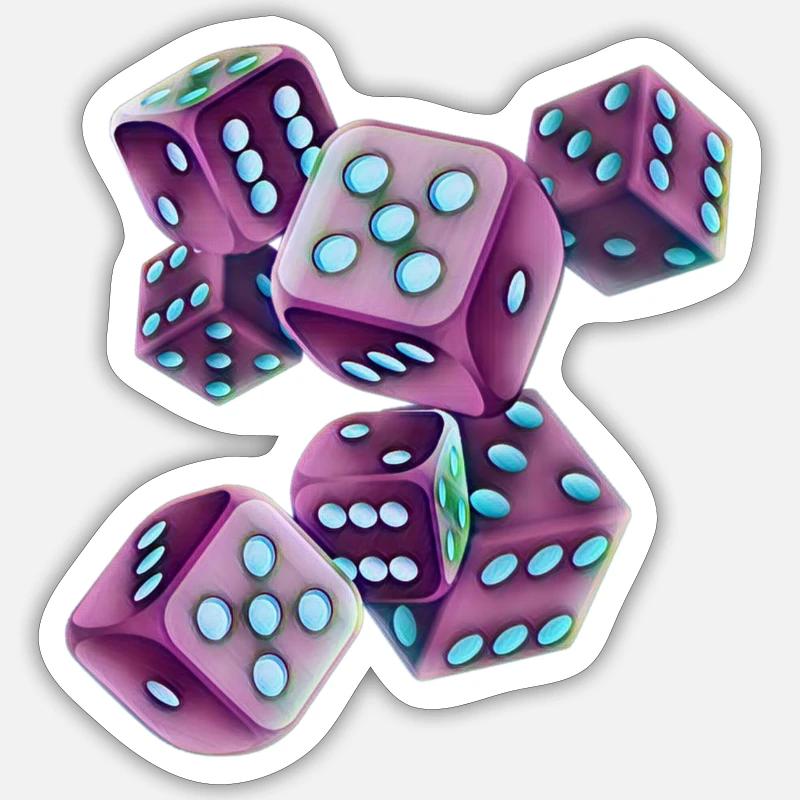 cube Sticker size S (10 x 10 cm)