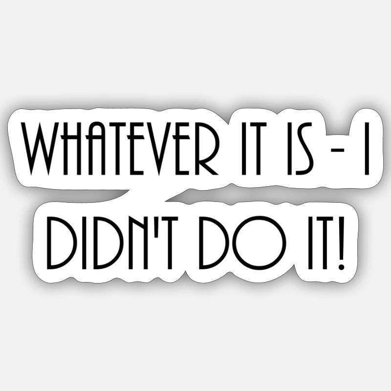 Sticker Größe S (10 x 10 cm) - 