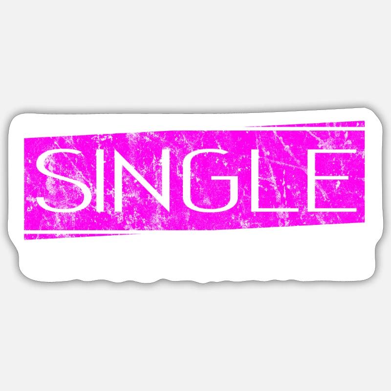 unique - Sticker taille S (10 x 10 cm) - blanc mat