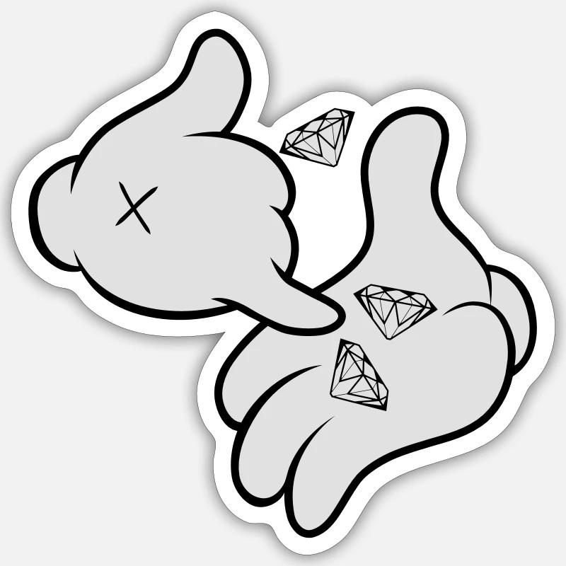 Sticker Größe S (10 x 10 cm) - 