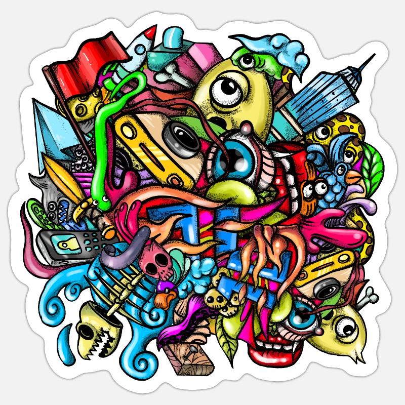 Sticker Größe S (10 x 10 cm) - 