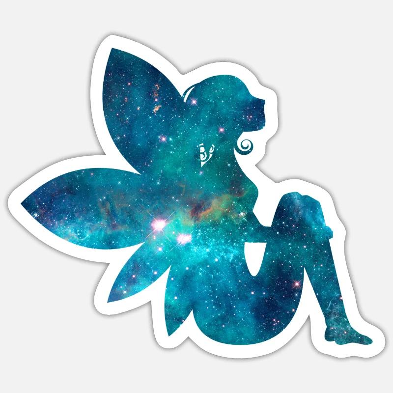 Fee - Sticker taille S (10 x 10 cm) - blanc mat