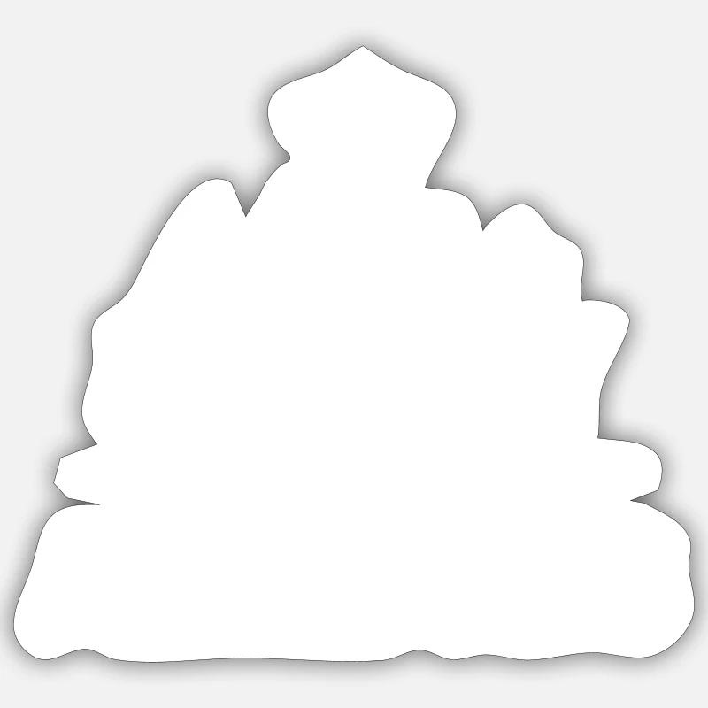 Heldin des Alltags Muttertag - Sticker Größe S (10 x 10 cm) - Mattweiß