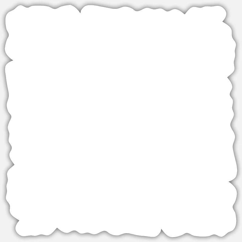 splinter broken border frame scratch cracks Sticker size S (10 x 10 cm)