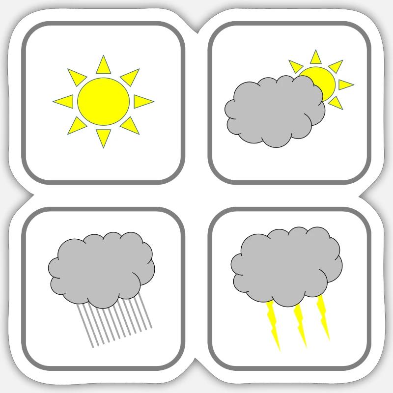 Sticker Größe S (10 x 10 cm) - 