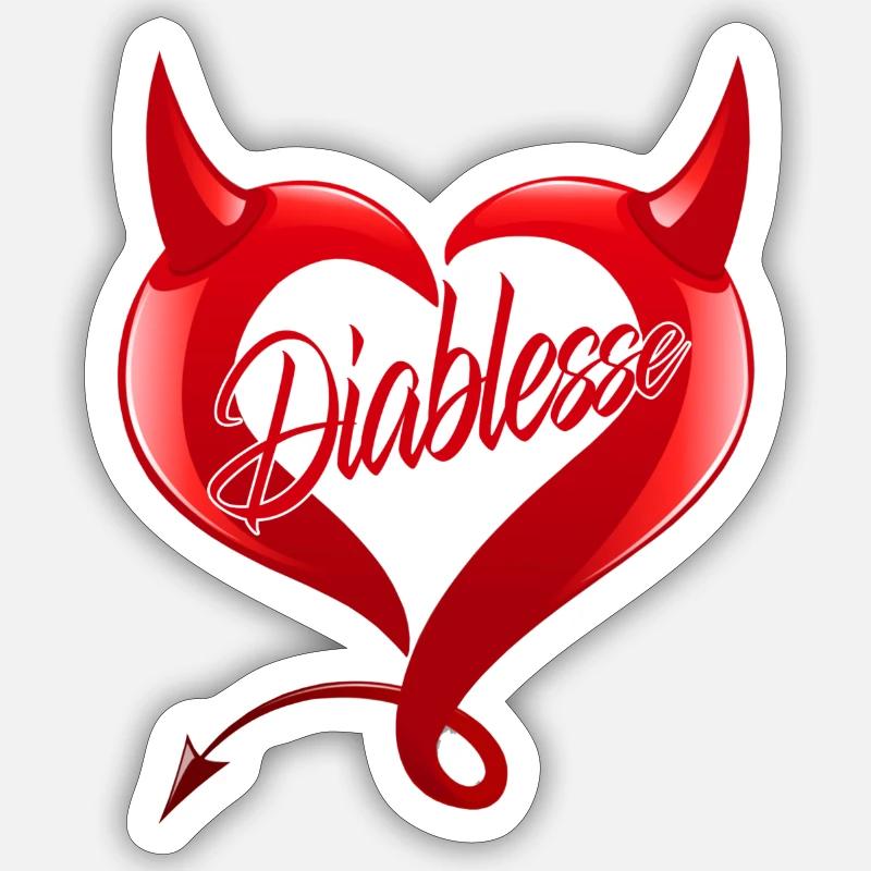 She-devil Sticker size S (10 x 10 cm)