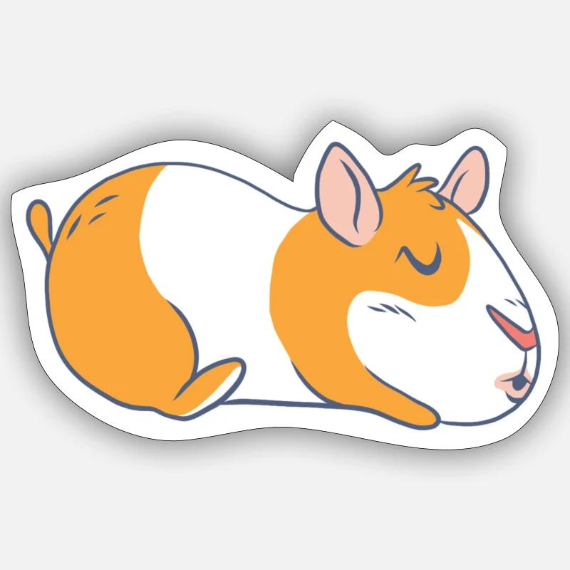 Cochon d'Inde cochon d'Inde Sticker taille S (10 x 10 cm)