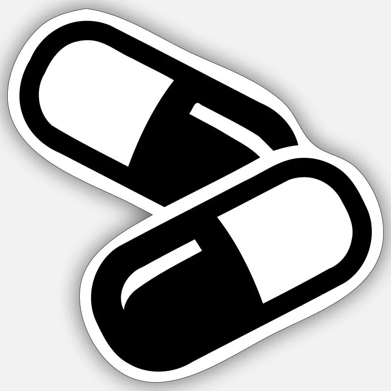 Cachet Sticker taille S (10 x 10 cm)