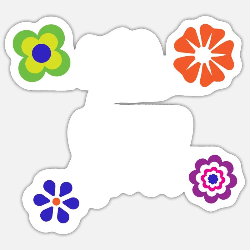 70s Kid - Sticker Größe S (10 x 10 cm) - Mattweiß